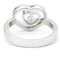 Happy Diamond Heart Ring 827691 White Gold [18k] Fashion Diamond Band Ring Silver from Chopard 3