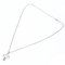 CHOPARD Happy Diamond Cross Top Charm 79/4009 White Gold [18K] Diamond,Sapphire Men,Women Fashion Pendant Necklace [Silver] 8