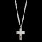 CHOPARD Happy Diamond Cross Top Charm 79/4009 Weißgold [18K] Diamant,Saphir Herren,Damen Mode Anhänger Halskette [Silber] 1