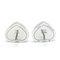 Happy Diamond and Shell White Gold Stud Earrings from Chopard, Set of 2 5