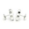 Happy Diamond and Shell White Gold Stud Earrings from Chopard, Set of 2 2