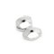 Happy Diamond and Shell White Gold Stud Earrings from Chopard, Set of 2 7