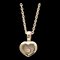 CHOPARD Collar con corazón de diamantes feliz 79A054 Oro rosa [18K] Collar con colgante de diamantes para hombres y mujeres [Oro rosa], Imagen 1