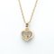 CHOPARD Happy Diamond Heart Necklace 79A054 Pink Gold [18K] Diamond Men,Women Fashion Pendant Necklace [Pink Gold] 6