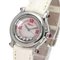 Happy Sport 5P Stainless Steel & Leather Lady's Watch from Chopard, 1980s 4