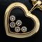 Happy Diamond Heart Halskette 5 Diamanten K18yg Gelbgold 291444 von Chopard 5