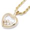 Happy Diamond Heart Necklace 5 Diamonds K18yg Yellow Gold 291444 from Chopard 8