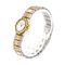 CHOPARD St. Moritz Combi 8067/11 Diamond Bezel orologio da donna quadrante bianco YG oro giallo al quarzo, Immagine 2