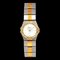CHOPARD St. Moritz Combi 8067/11 Diamond Bezel Ladies Watch White Dial YG Yellow Gold Quartz 1