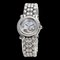 Reloj para mujer Happy Sport de acero inoxidable y diamantes de Chopard, años 80, Imagen 1