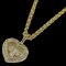 Necklace Womens Brand Heart 750yg 3p Happy Diamond Yellow Gold 79/4502 Jewelry Polished from Chopard 1