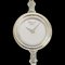Reloj CHOPARD Round G30171 K18 de oro blanco x diamante plateado con esfera de cuerda manual para mujer, Imagen 2