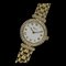 Orologio da donna classico diamante quarzo Qz 750yg oro 10/5895 bianco rotondo produttore riparato da Chopard, Immagine 1
