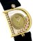 H2698 Happy Diamond Manufacturer Complete Watch K18 Yellow Gold Leather Ladies from Chopard 4
