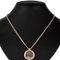 CHOPARD Happy Diamond Icon 7P Moving Pendant K18RG Double Chain Long Necklace 799450 2