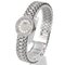 CHOPARD Diamond Bezel Index K18WG Reloj de cuarzo para mujer Espejo Esfera plateada 10/5602, Imagen 2