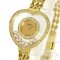 20 4502 Happy Diamond Heart Manufacturer Reloj completo K18 en oro amarillo K18yg Ladies de Chopard, Imagen 4