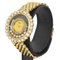CHOPARD Happy Diamond 7P Moving Bezel Solid Gold K18YG Ladies Quartz Watch Champagne Dial 20/4180 4097, Imagen 2