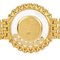 CHOPARD Happy Diamond 7P Moving Bezel Solid Gold K18YG Ladies Quartz Watch Champagne Dial 20/4180 4097 4