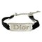 Armband in Schwarz und Silber von Christian Dior 2