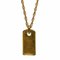 Dior Plate Necklace Gold Plated Ladies by Christian Dior 2