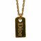 Collar Dior con placa para mujer bañado en oro de Christian Dior, Imagen 1