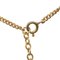 Dior Diamond Rhinestone Necklace Gold Plated Womens by Christian Dior 4
