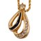 Goldene Halskette mit Tropfen von Christian Dior 3