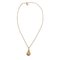 Dior Rhinestone Necklace Gold Womens by Christian Dior 2