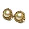 Dior Fake Pearl and Gold Earrings from Christian Dior, Set of 2, Image 1