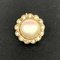 Pendientes de diamantes de imitación con perlas falsas de color dorado de Christian Dior. Juego de 2, Imagen 3