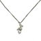 Dior Butterfly Rhinestone Silver Necklace from Christian Dior, Image 1