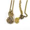 Halskette Goldfarbene Strasssteine für Damen von Christian Dior 3
