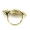 Ring Metal Gold X Black Womens No. 6 by Christian Dior 3
