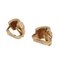 Dior Earrings Womens Brand Transparent Stone Gold by Christian Dior, Set of 2 4