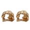 Dior Earrings Womens Brand Reticulated Gold by Christian Dior, Set of 2 2