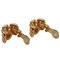 Dior Earrings Womens Brand Reticulated Gold by Christian Dior, Set of 2 5