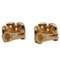 Dior Earrings Womens Brand Reticulated Gold by Christian Dior, Set of 2 4