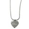 Silberne Herz Halskette von Christian Dior 4