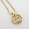 Necklace Cd Circle Gp Plated Gold Ladies by Christian Dior 2