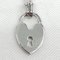 Heart Padlock Necklace Silver by Christian Dior 4