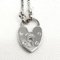 Heart Padlock Necklace Silver by Christian Dior 3