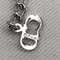 Collana con lucchetto a forma di cuore in argento di Christian Dior, Immagine 5