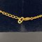 Dior Necklace Logo Design Accessory Neck Circumference 42cm Gold Womens Fashion Used by Christian Dior 3