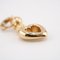 Gold Heart Earrings by Christian Dior, Set of 2 6
