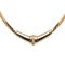 Dior Rhinestone Chain Necklace Gold Plated Womens by Christian Dior, Image 1