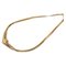 Dior Rhinestone Chain Necklace Gold Plated Womens by Christian Dior, Image 3