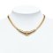 Dior Rhinestone Chain Necklace Gold Plated Womens by Christian Dior 6