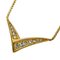 Necklace in Gold with Rhinestone from Christian Dior 1