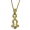 Necklace with Rhinestone in Gold by Christian Dior 4